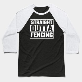 fencing Baseball T-Shirt